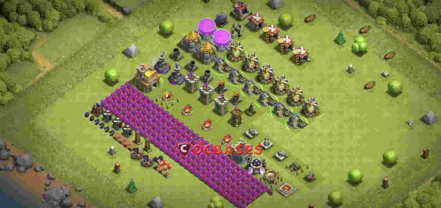 Town Hall 7 Base – Layout id: 4paur base layout