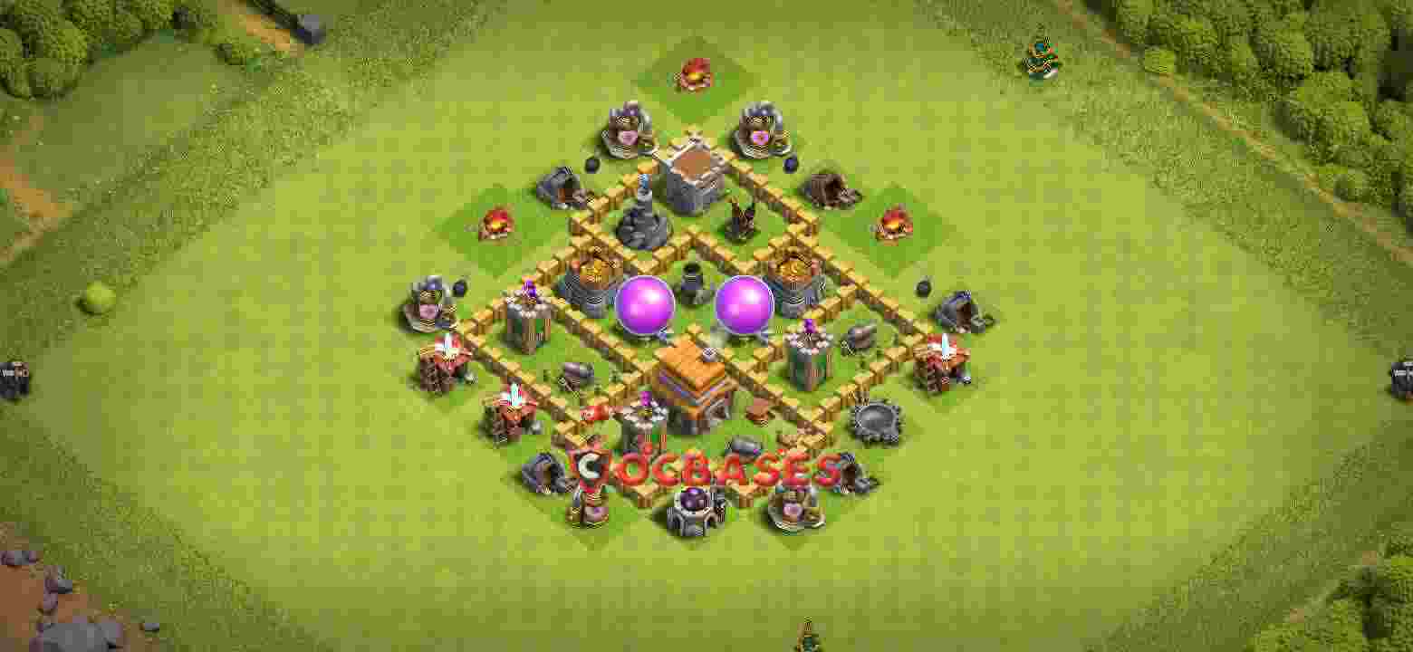 Town Hall 5 Base – Layout id: 4743z base layout