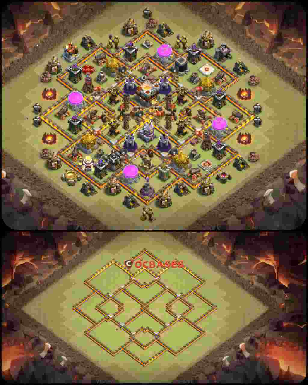 Town Hall 11 Base – Layout id: zngkn base layout