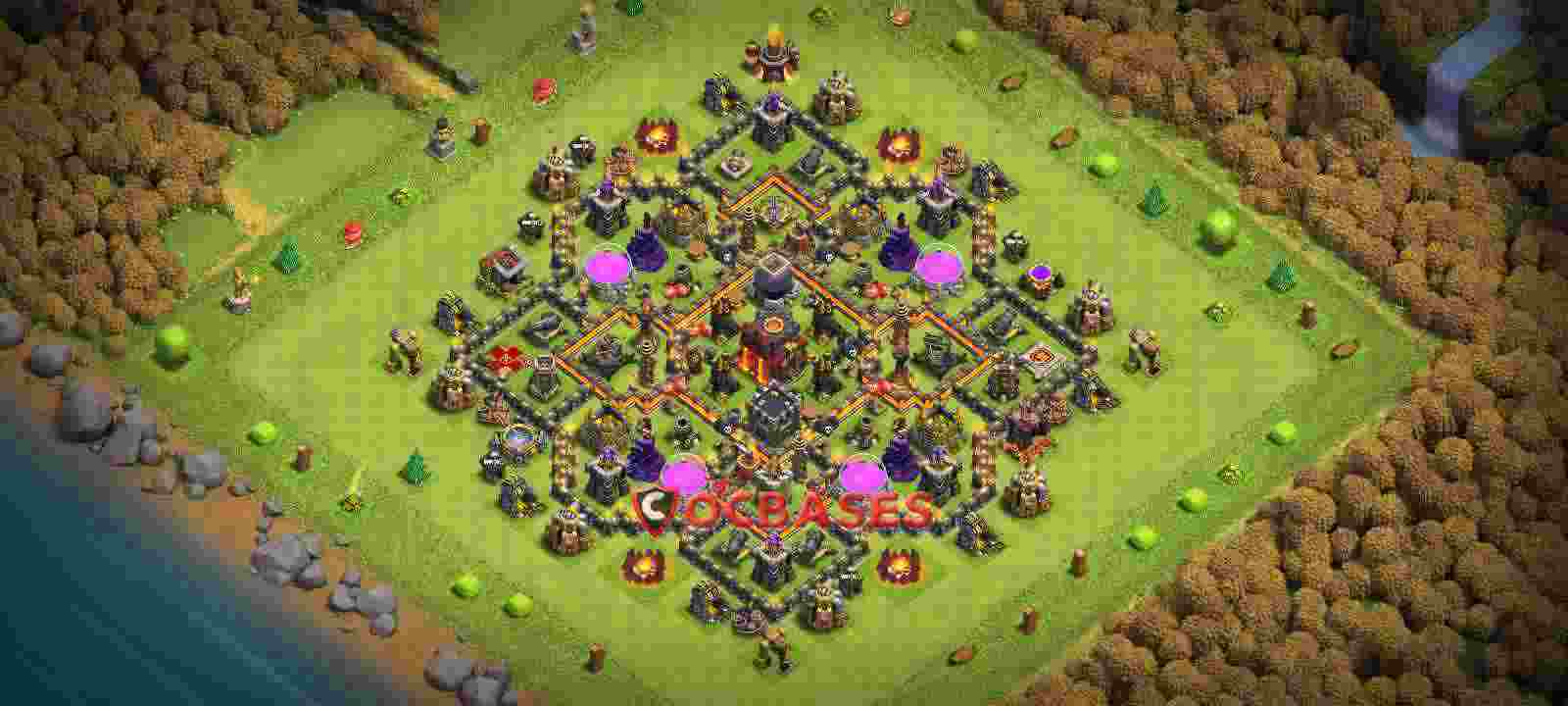 Town Hall 10 Base – Layout id: oer6a base layout
