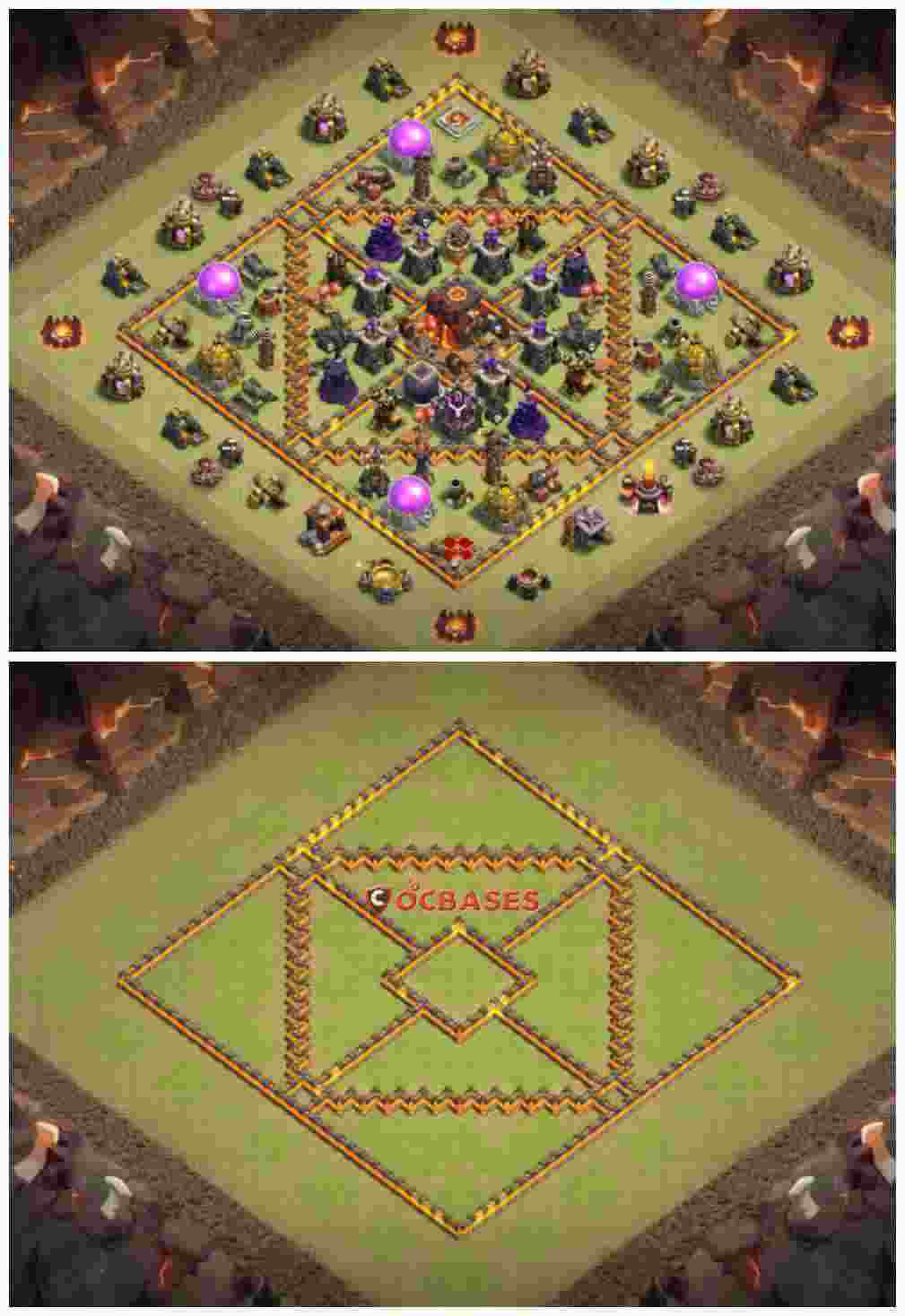 Town Hall 10 Base – Layout id: pl04l base layout