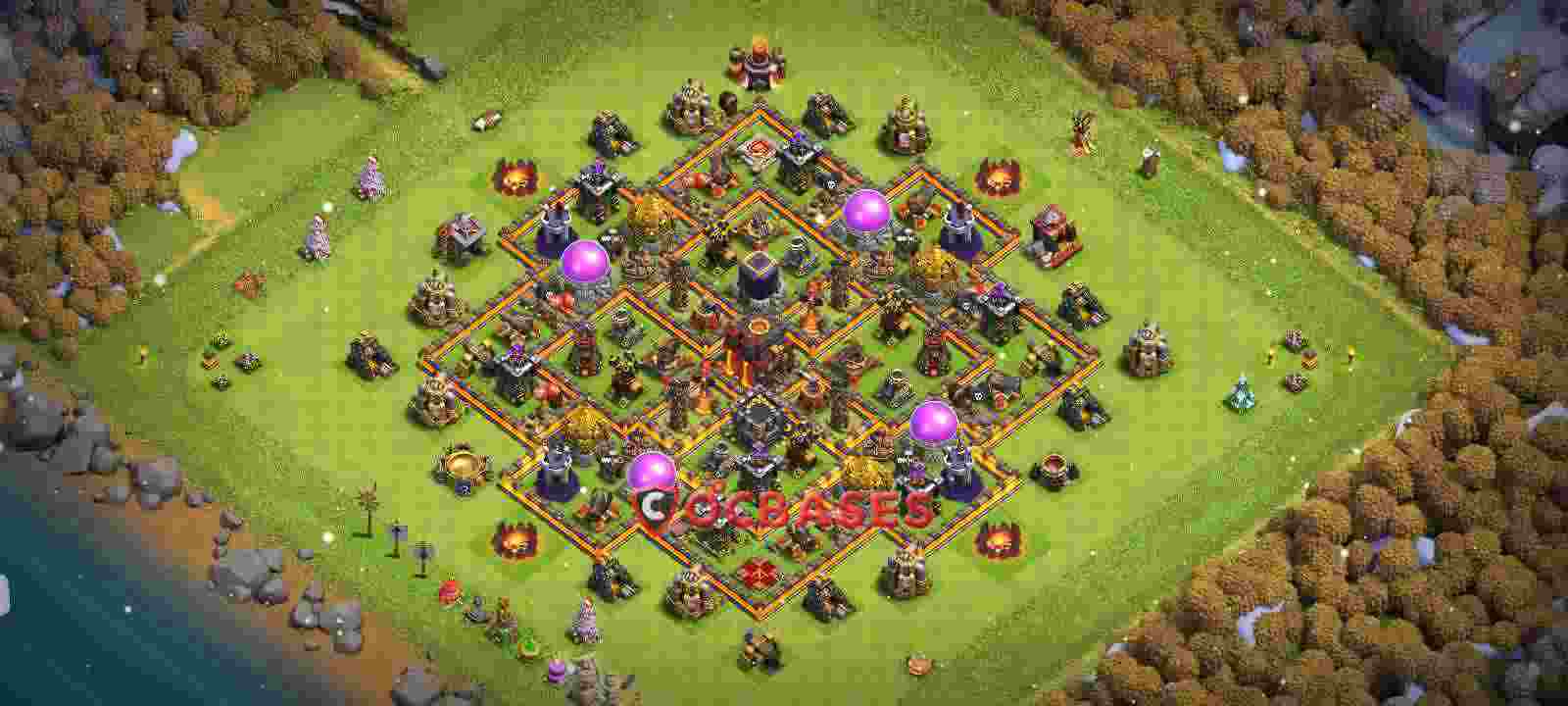 Town Hall 10 Base – Layout id: ehq1z base layout