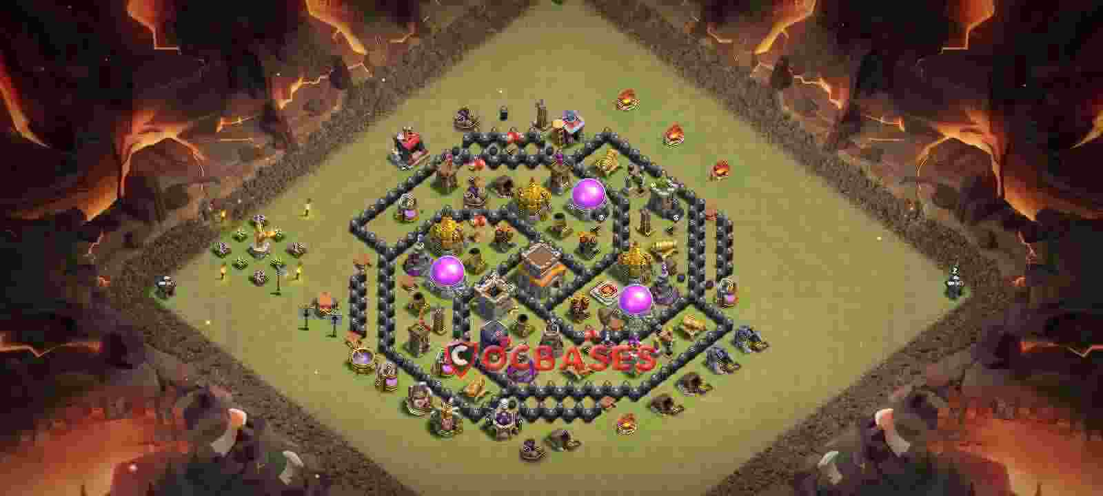 Town Hall 8 Base – Layout id: kj274 base layout