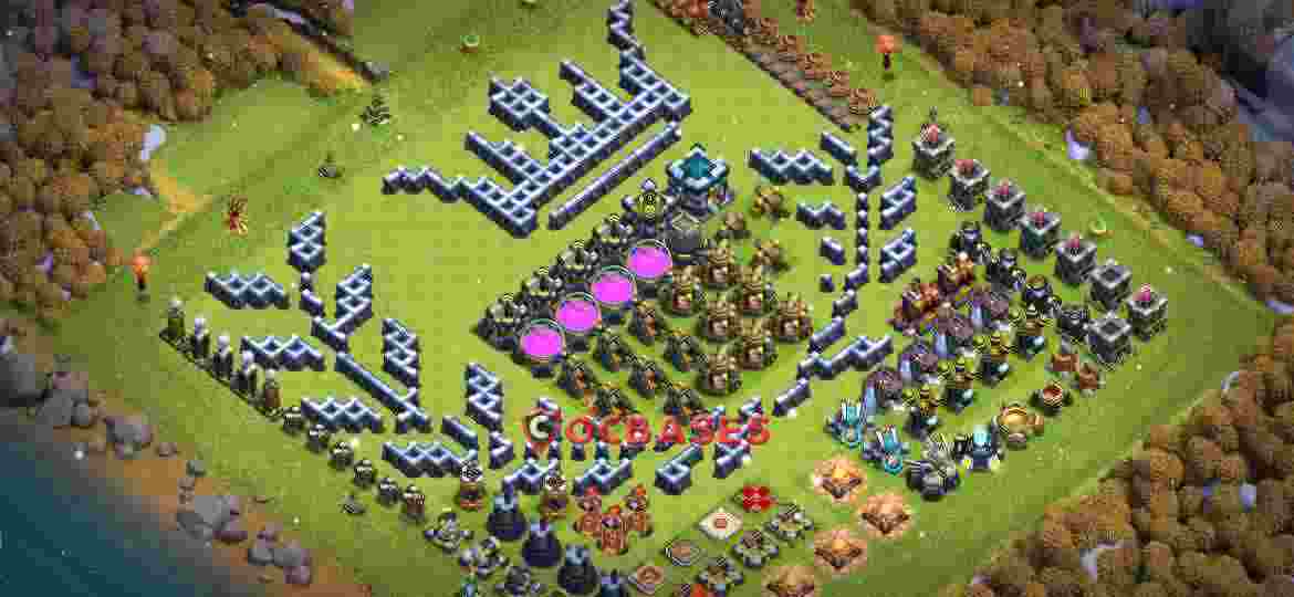 Town Hall 13 Base – Layout id: ttv7d base layout