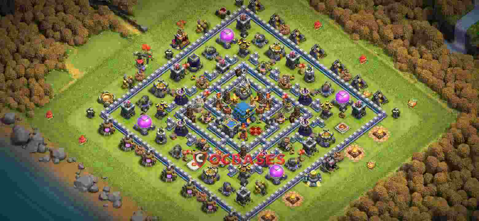 Town Hall 12 Base – Layout id: g45ab base layout