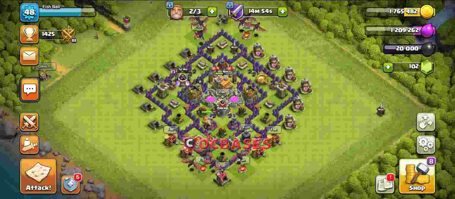 Town Hall 7 Base – Layout id: pmy19 base layout