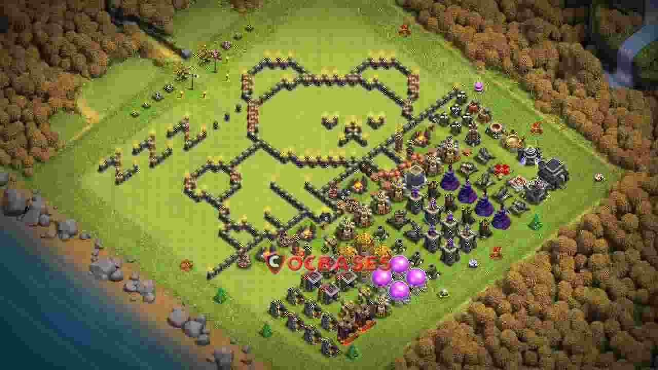 Town Hall 9 Base – Layout id: 2r85q base layout