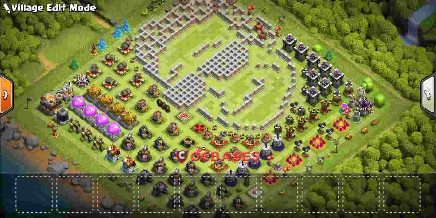Town Hall 11 Base – Layout id: sukte base layout