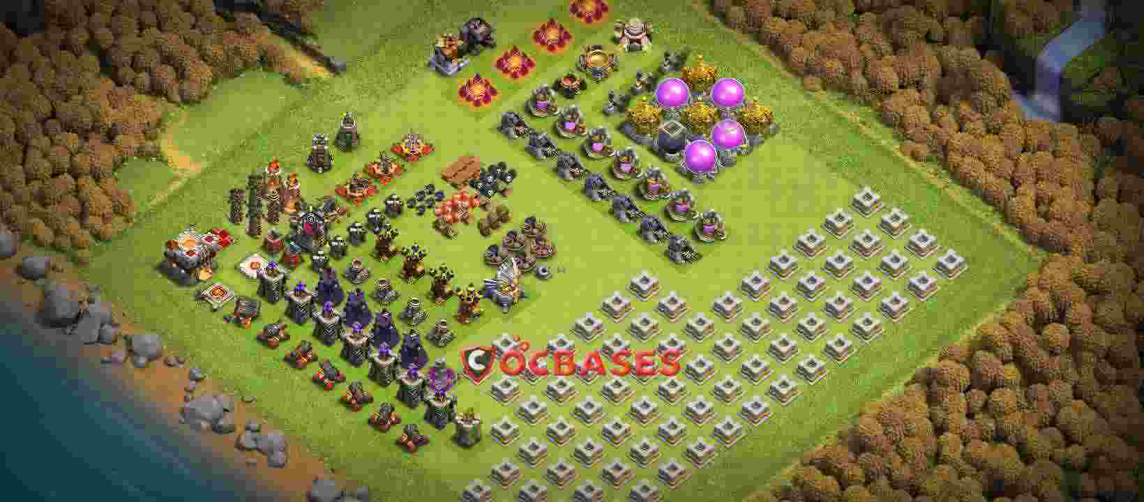 Town Hall 11 Base – Layout id: bp65i base layout