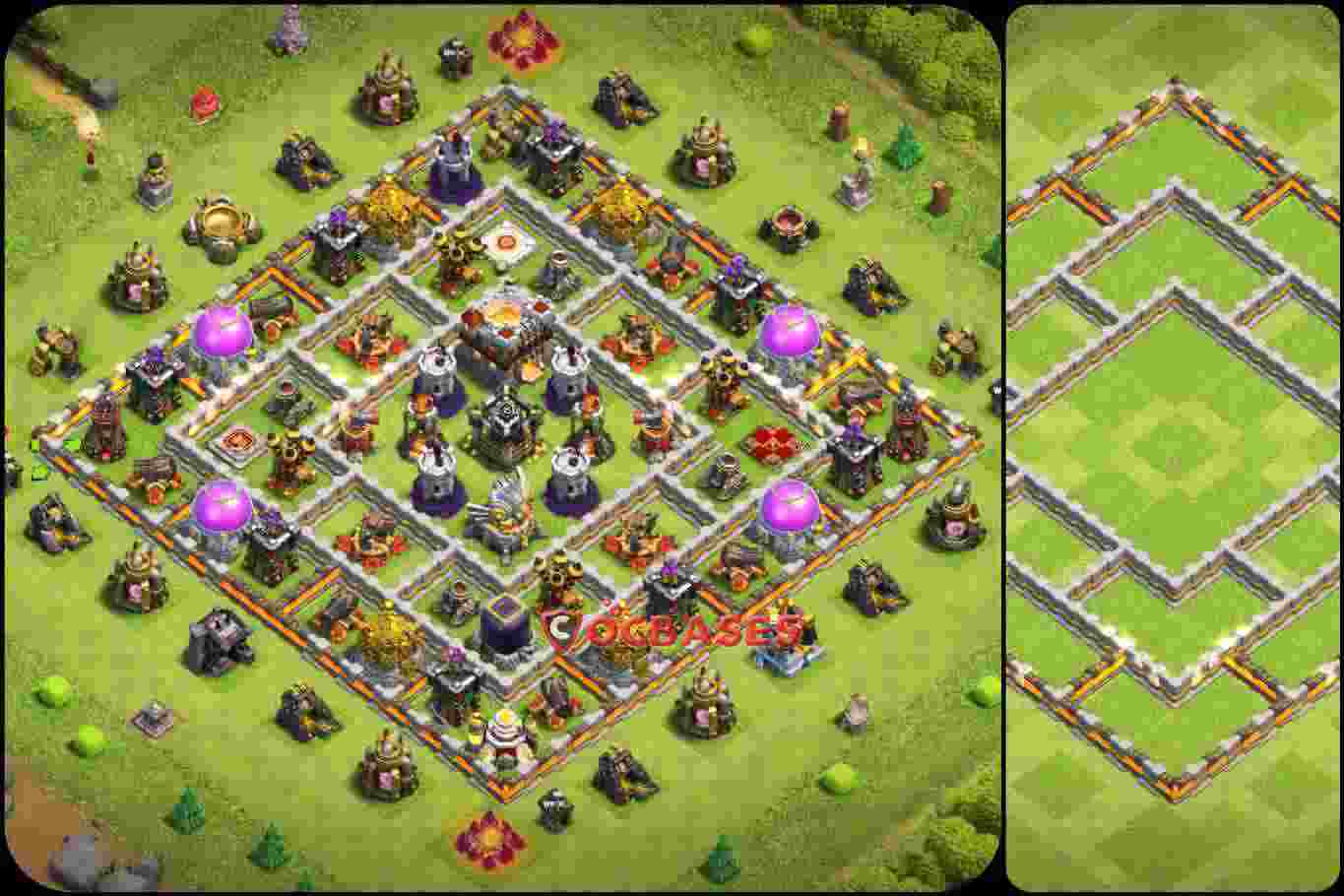Town Hall 11 Base – Layout id: vsddl base layout