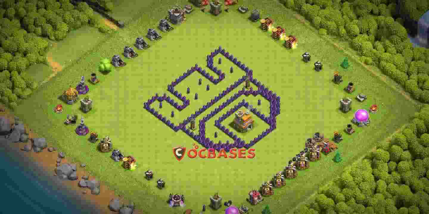 Town Hall 7 Base – Layout id: u1yl7 base layout