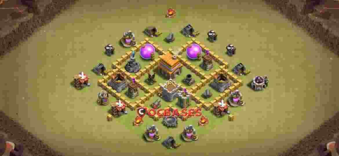 Town Hall 5 Base – Layout id: vs050 base layout