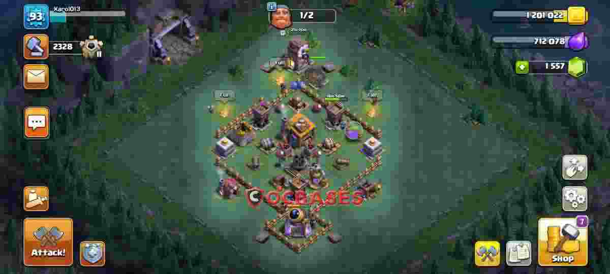 Builder Hall 7 Base – Layout id: krhkg base layout