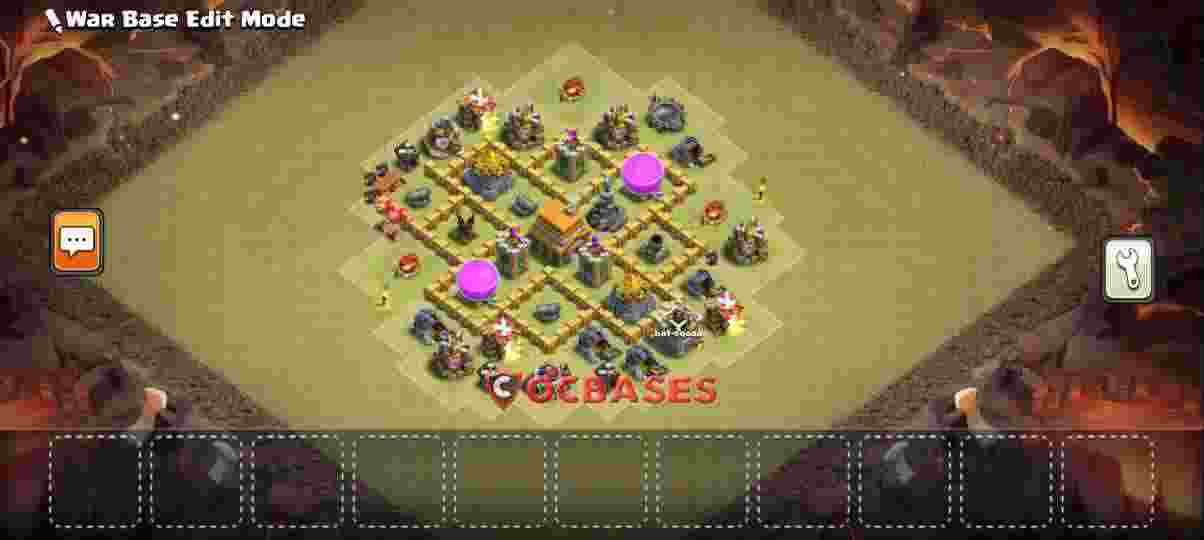 Town Hall 5 Base – Layout id: 12jq0 base layout