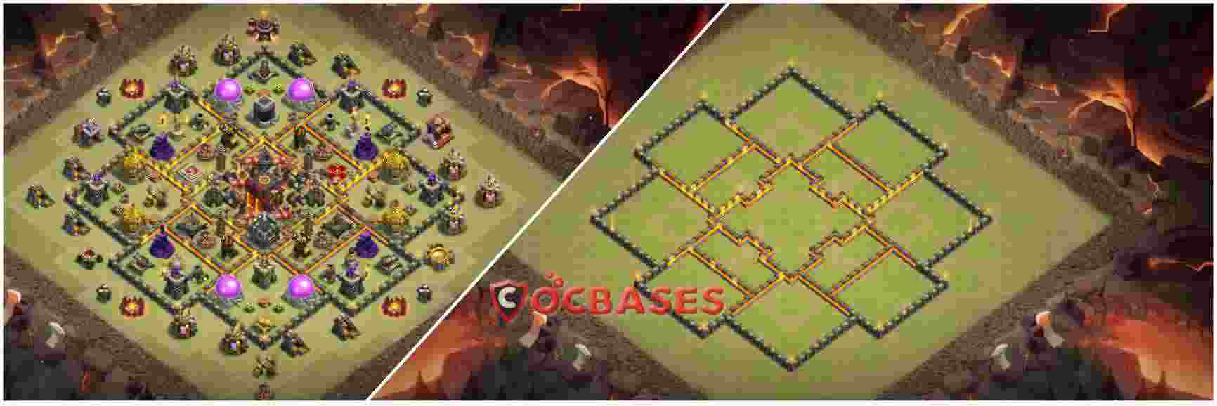 Town Hall 10 Base – Layout id: yx93u base layout