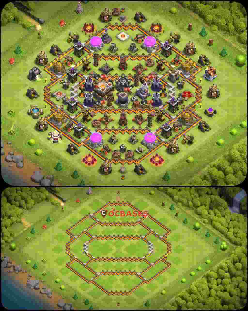 Town Hall 11 Base – Layout id: zwrcj base layout