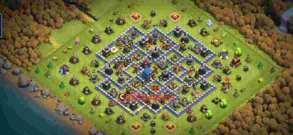 Town Hall 12 Base – Layout id: sa8ka base layout
