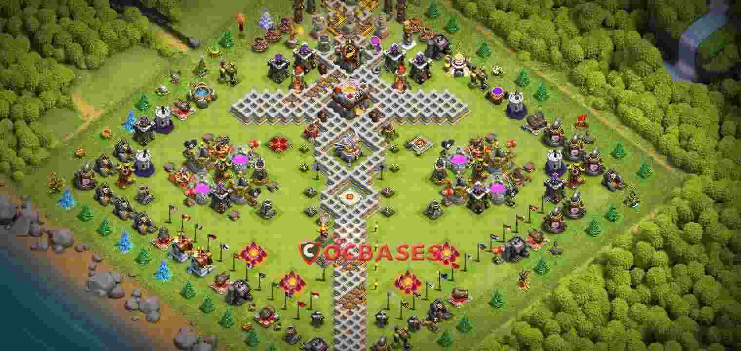 Town Hall 11 Base – Layout id: cquyj base layout