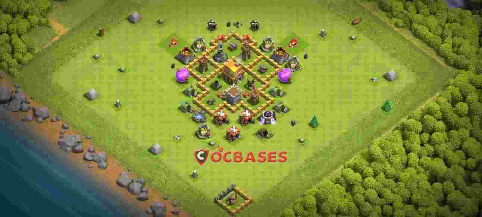 Town Hall 5 Base – Layout id: 5n03m base layout