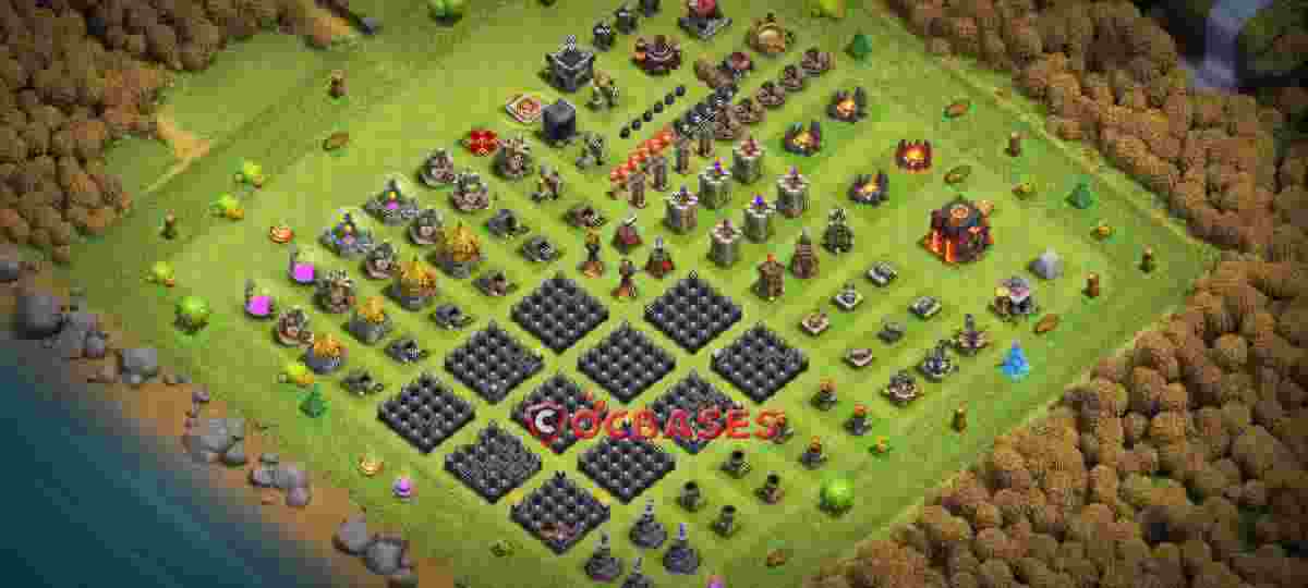 Town Hall 10 Base – Layout id: mcgaq base layout