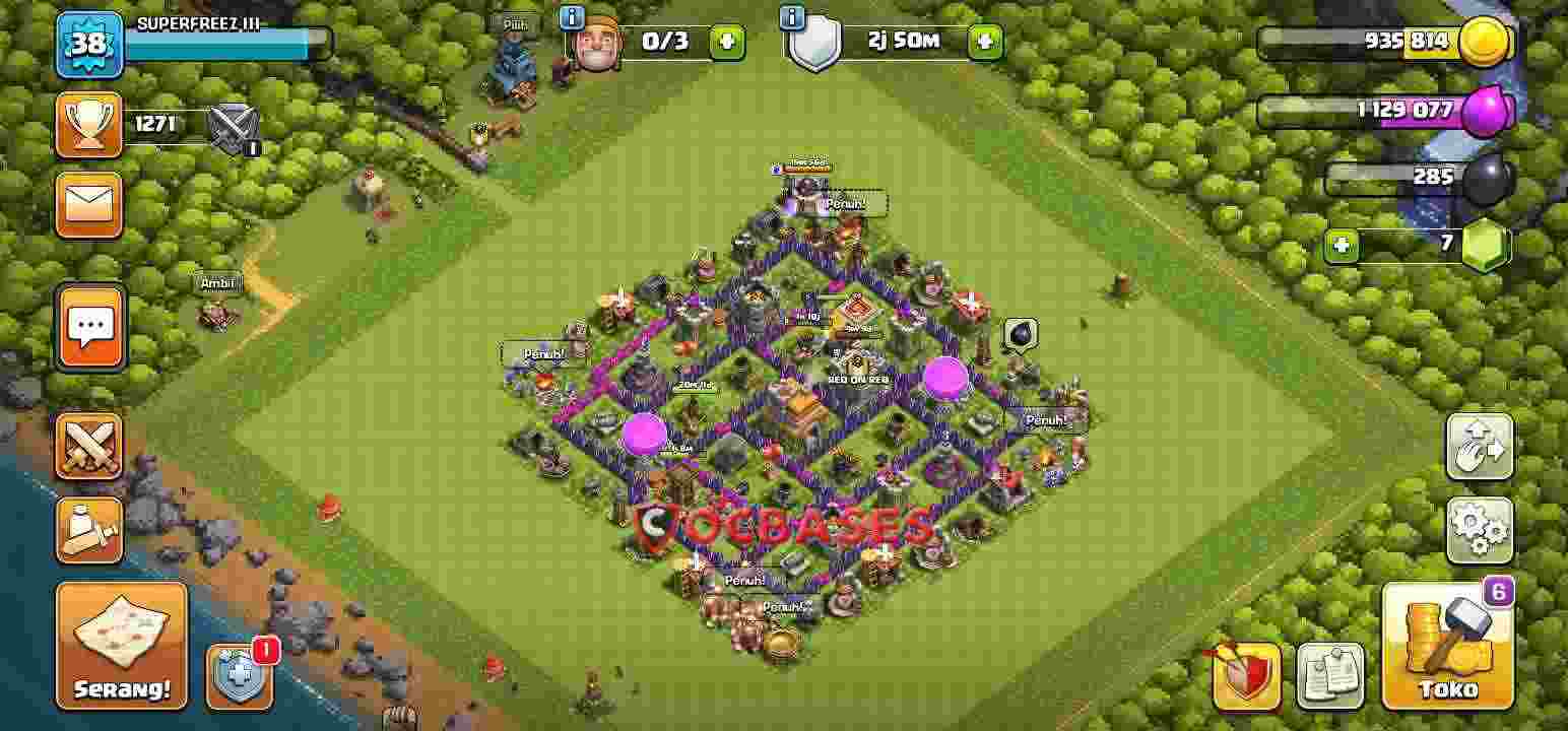 Town Hall 7 Base – Layout id: eh101 base layout