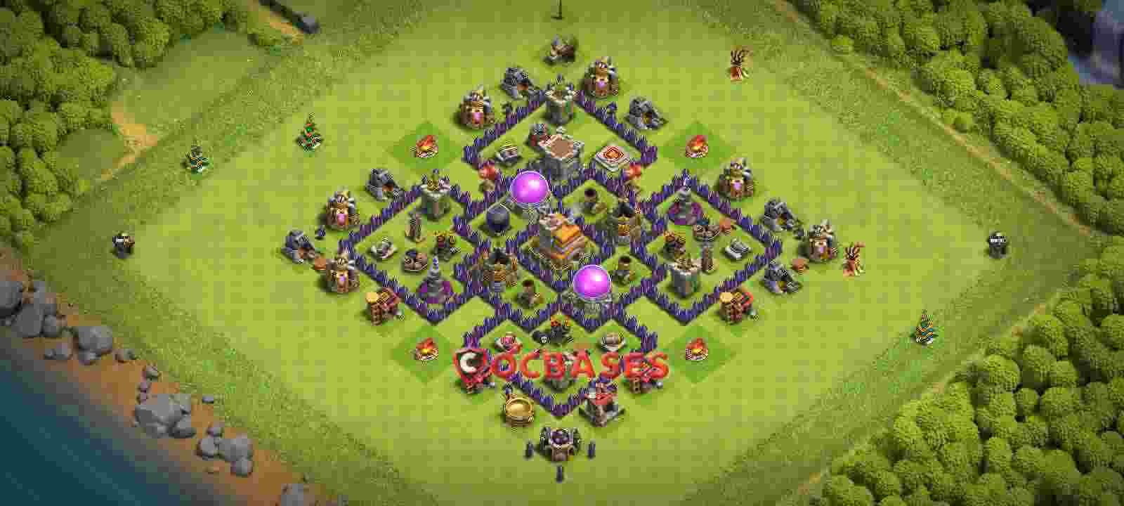 Town Hall 7 Base – Layout id: 0ye9t base layout