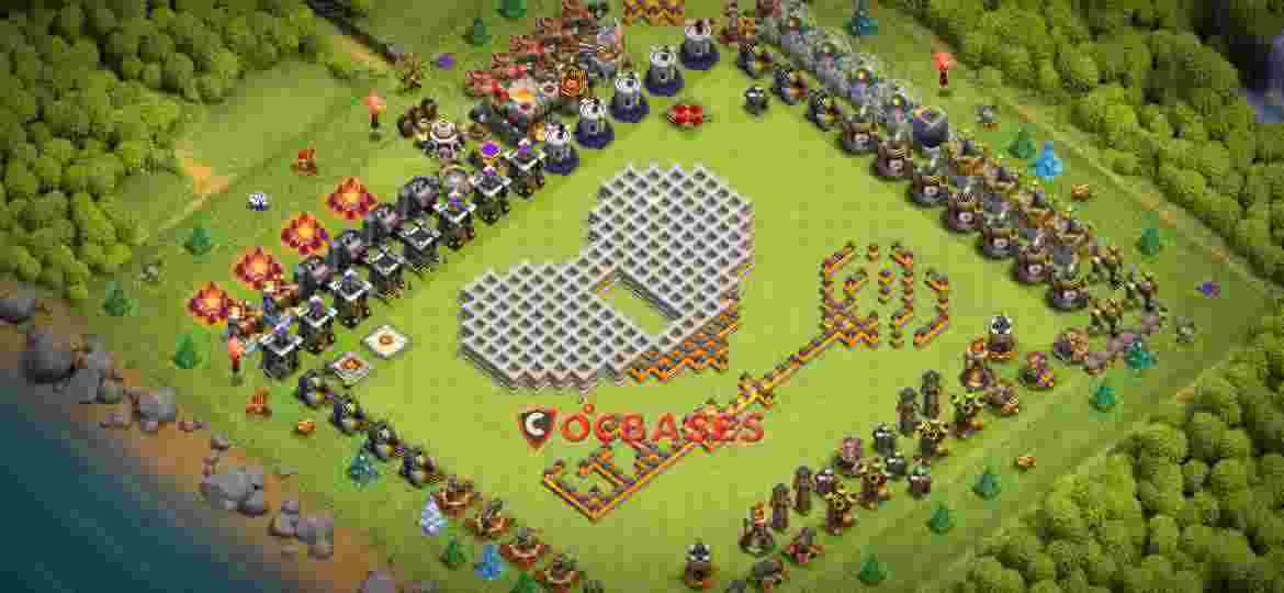 Town Hall 11 Base – Layout id: v8f10 base layout