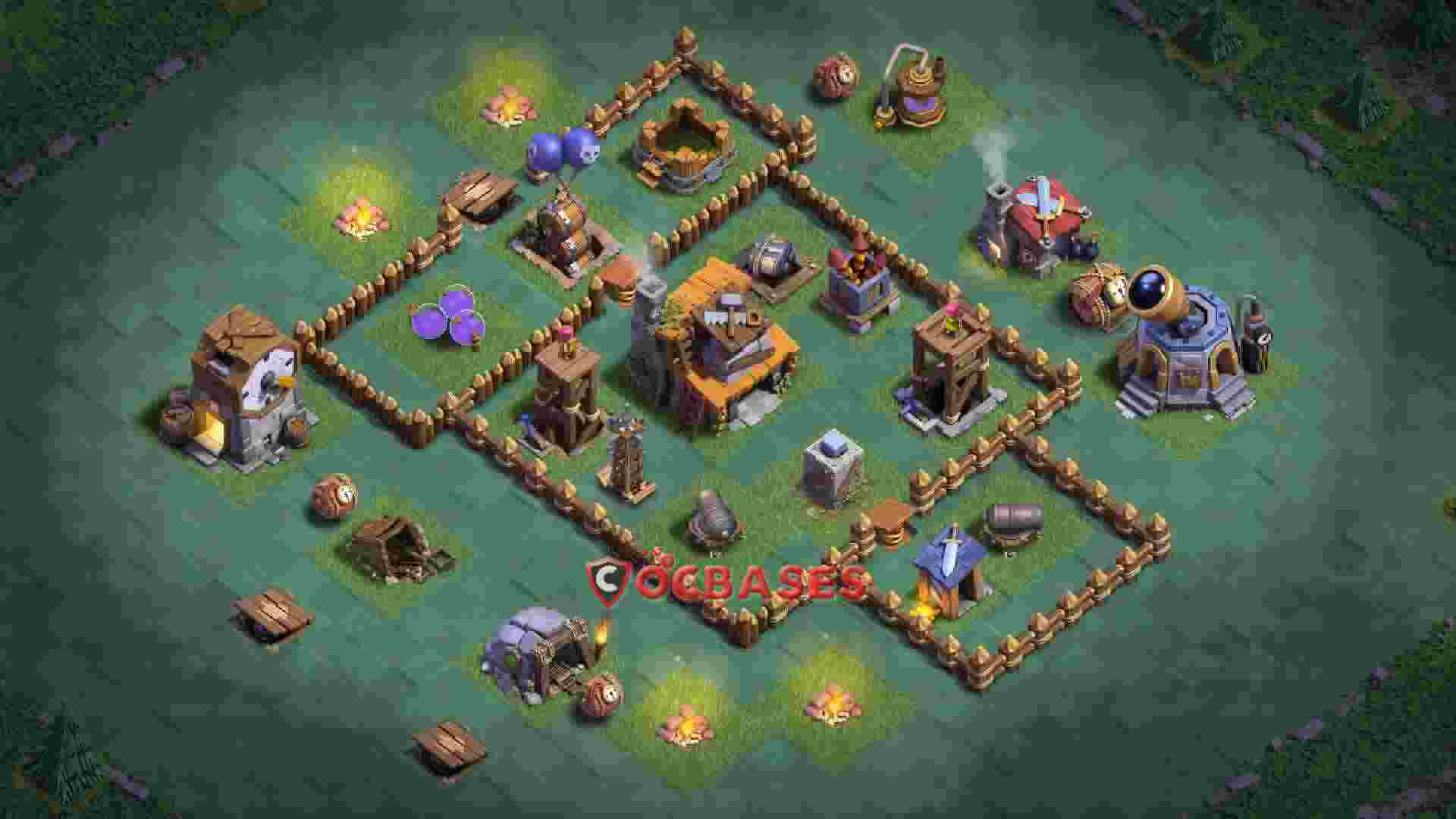 Builder Hall 4 Base – Layout id: q5nj3 base layout