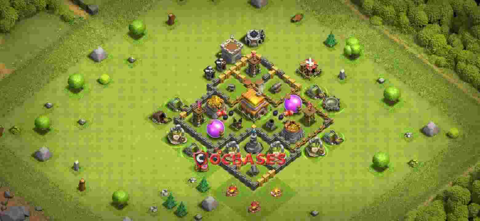 Town Hall 5 Base – Layout id: csr87 base layout