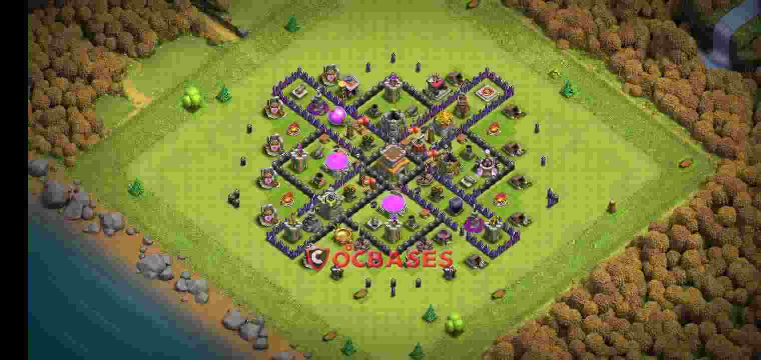 Town Hall 8 Base – Layout id: 3kiby base layout