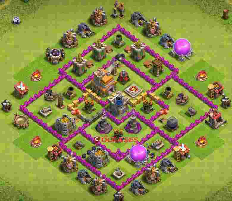 Town Hall 7 Base – Layout id: n59h5 base layout