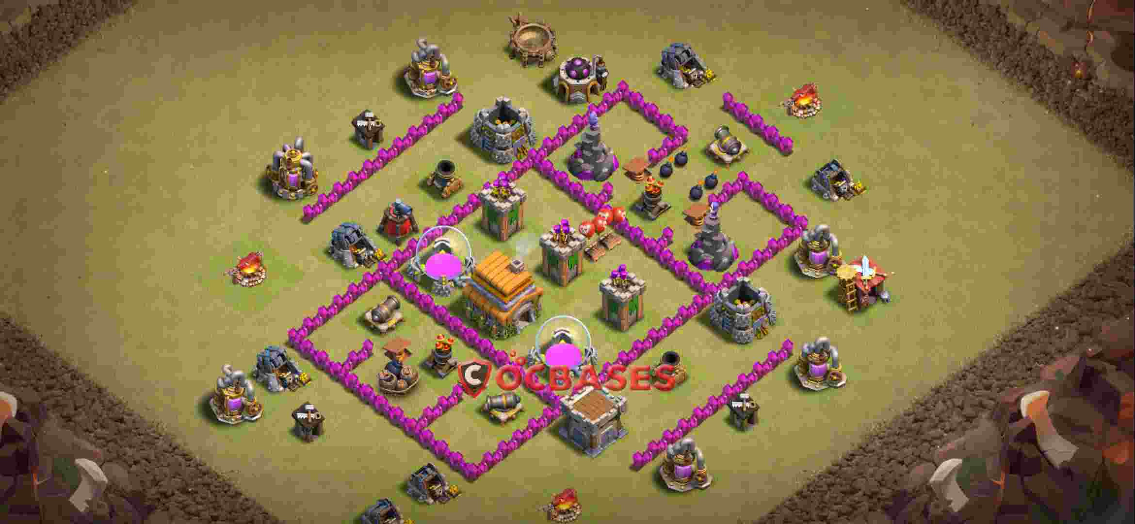 Town Hall 6 Base – Layout id: wtapd base layout
