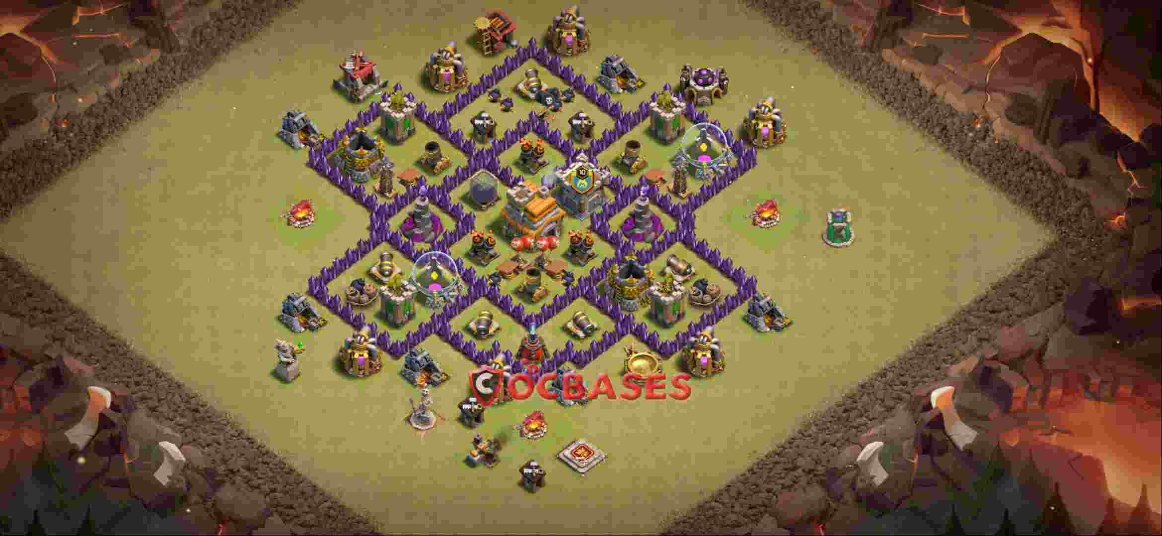 Town Hall 7 Base – Layout id: f83ri base layout