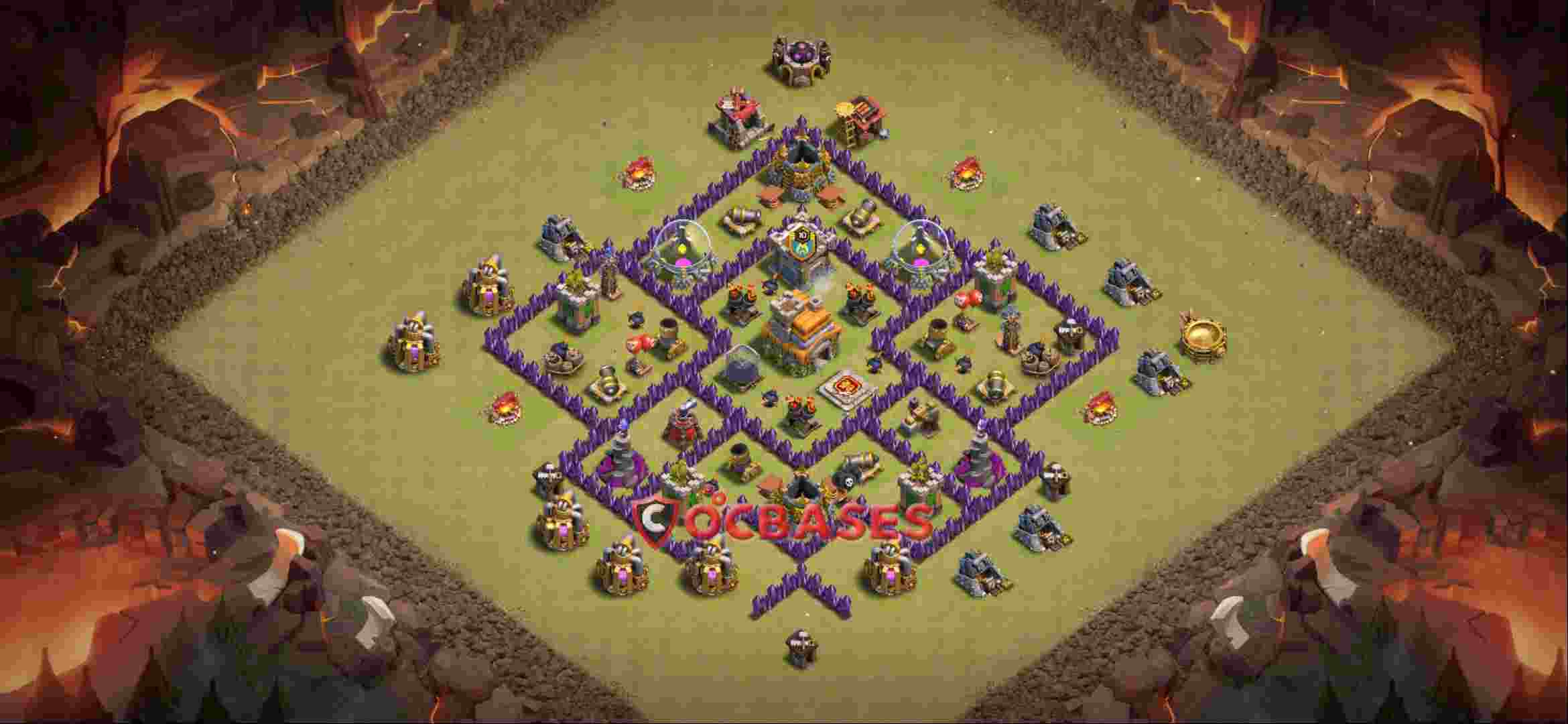 Town Hall 7 Base – Layout id: la6mn base layout
