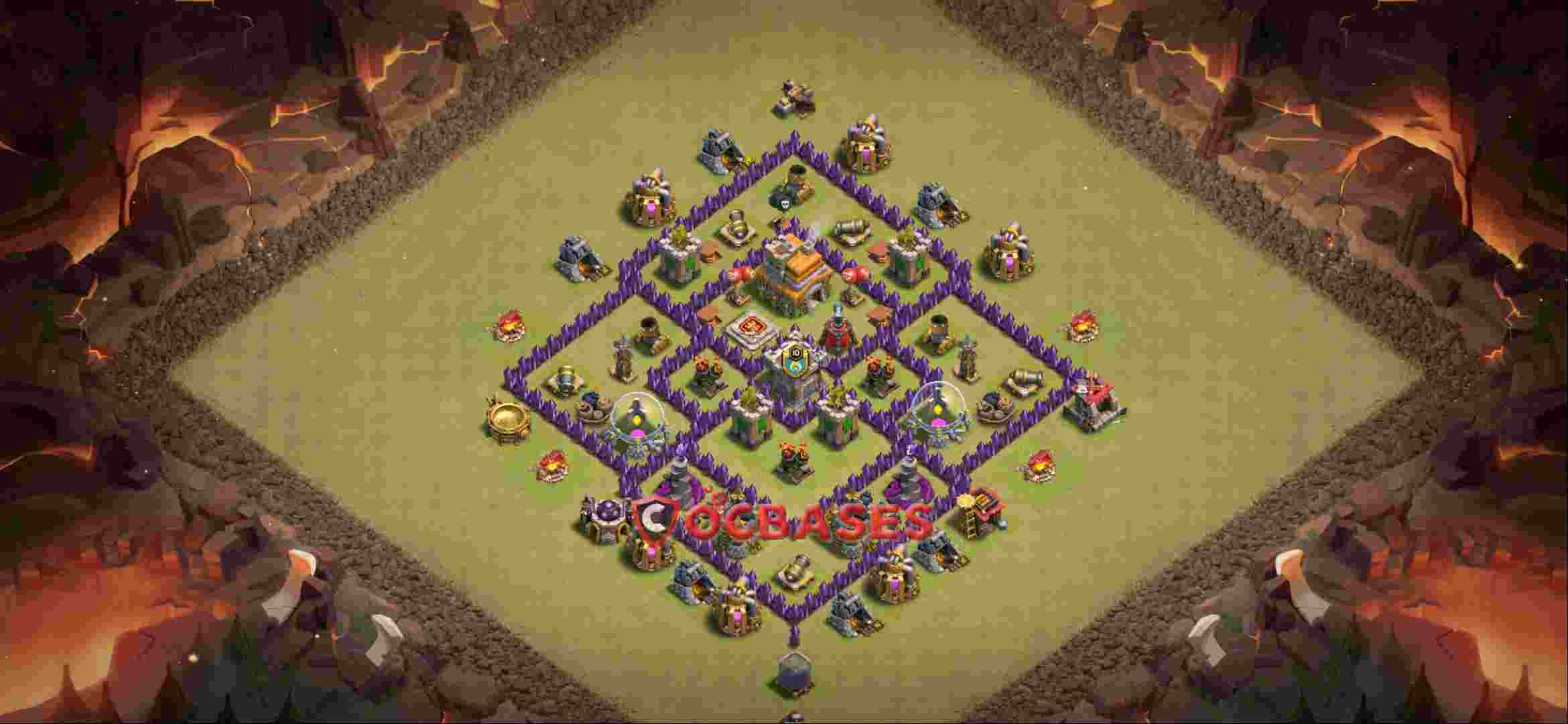 Town Hall 7 Base -war – Layout id: ia0ee base layout