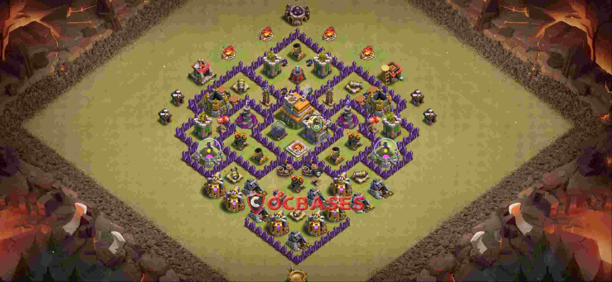 Town Hall 7 Base -war – Layout id: jexfy base layout
