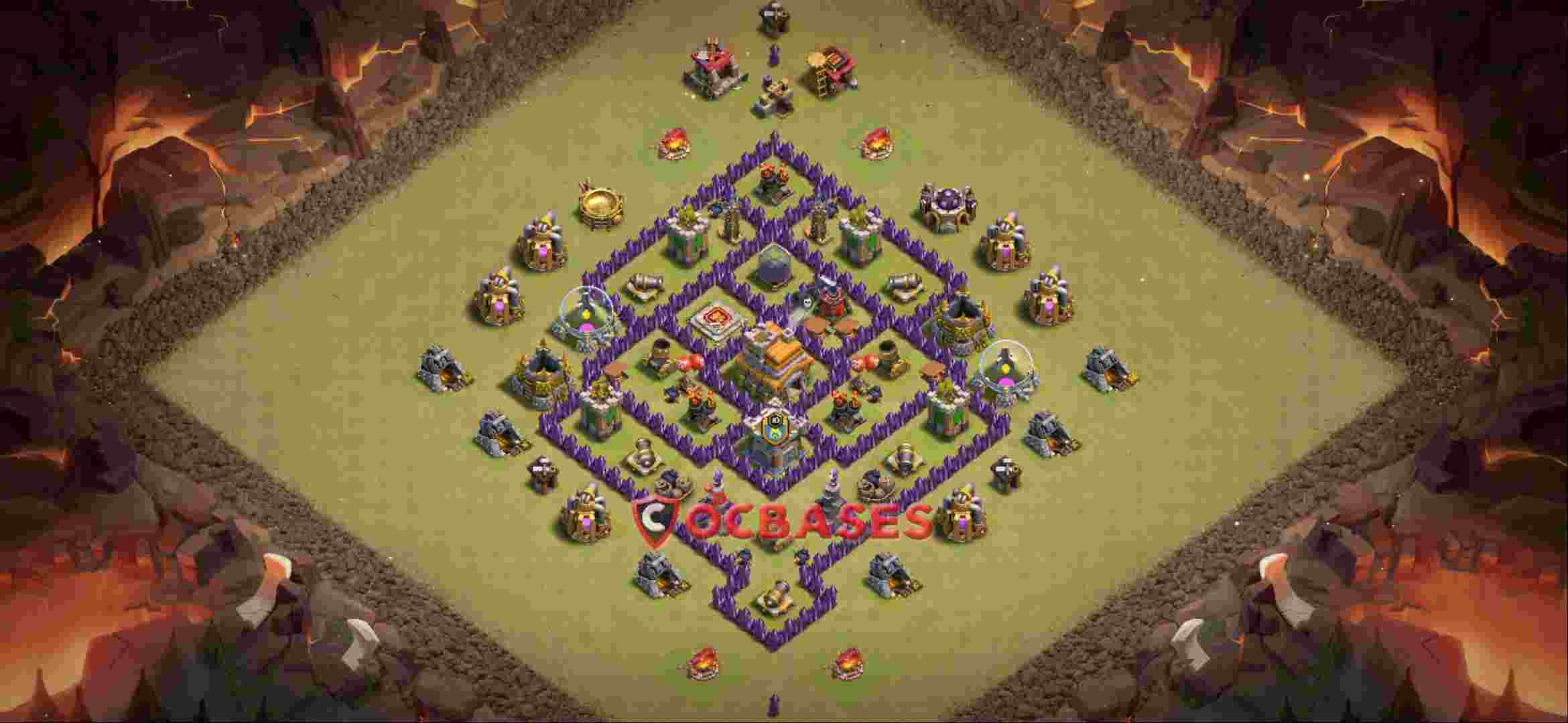 Town Hall 7 Base -war – Layout id: kn1z4 base layout