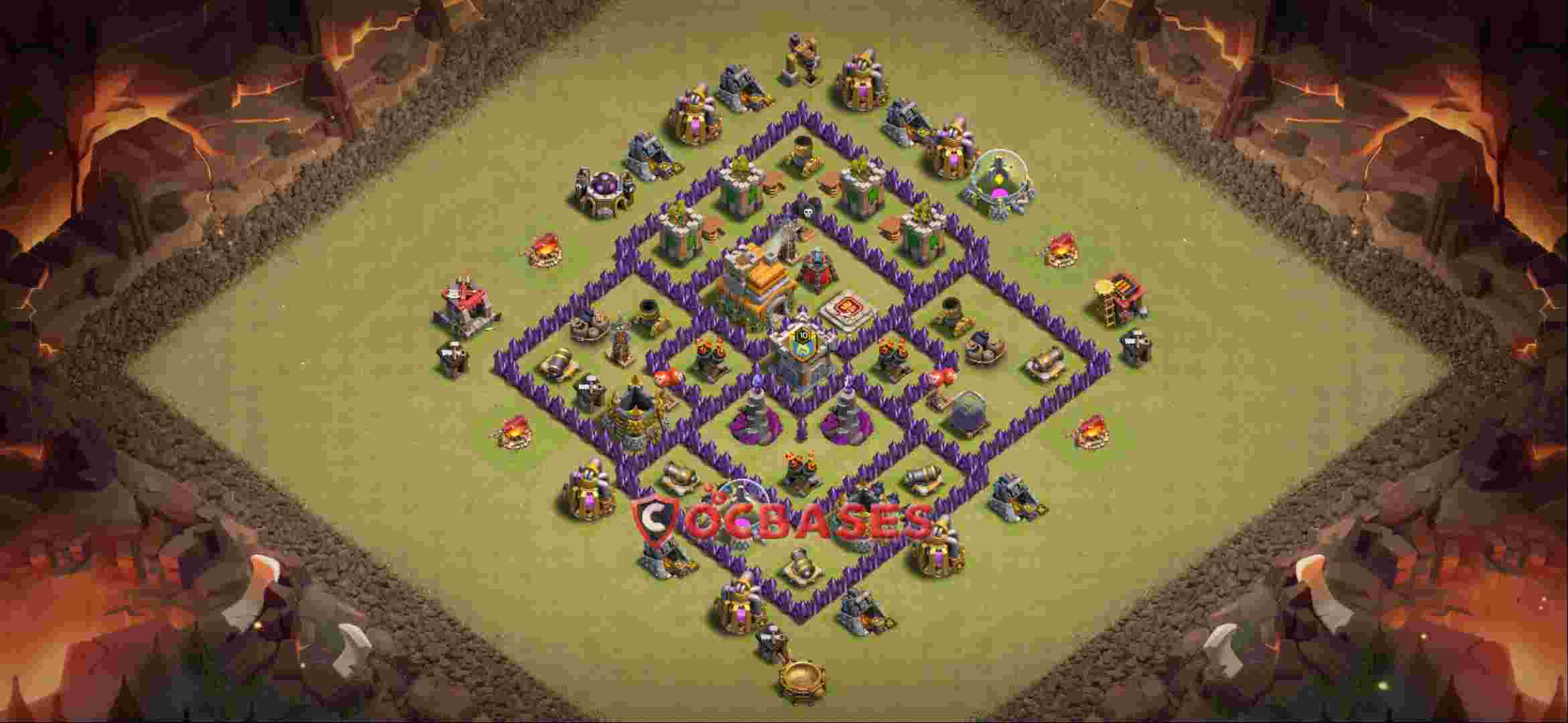 Town Hall 7 Base -war – Layout id: s1ycs base layout