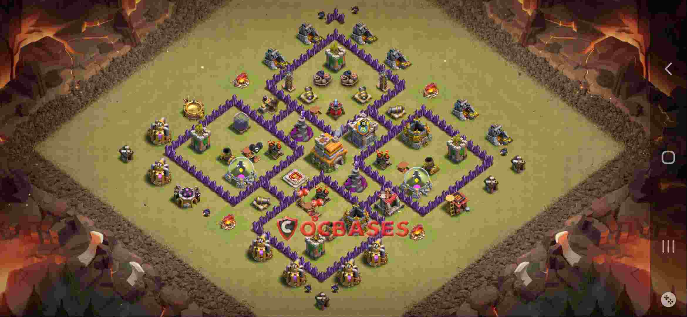 Town Hall 7 Base -war – Layout id: 15gsv base layout