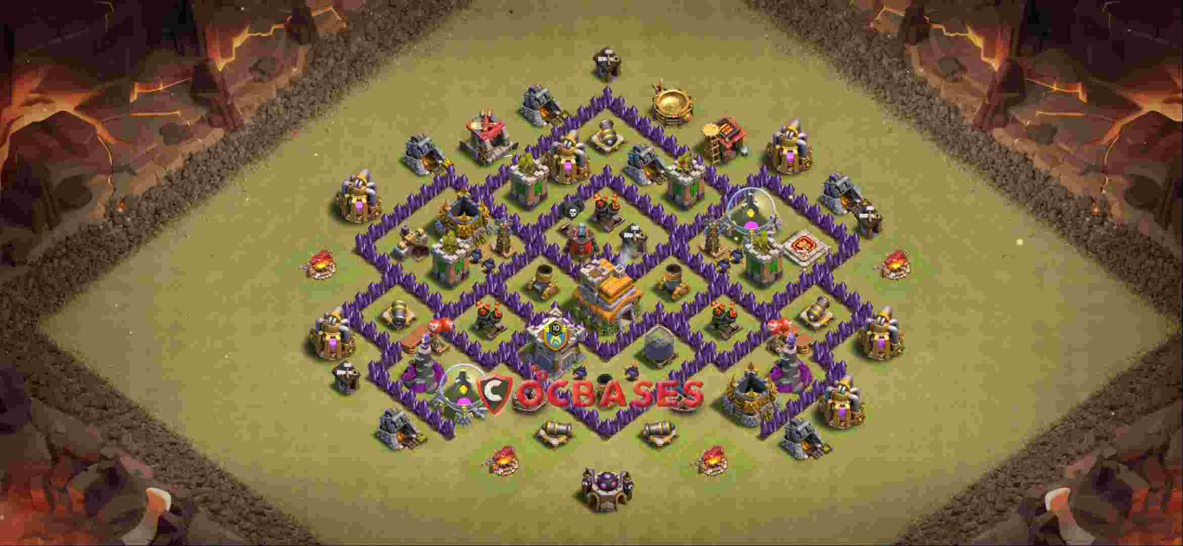 Town Hall 7 Base -war – Layout id: juwqb base layout