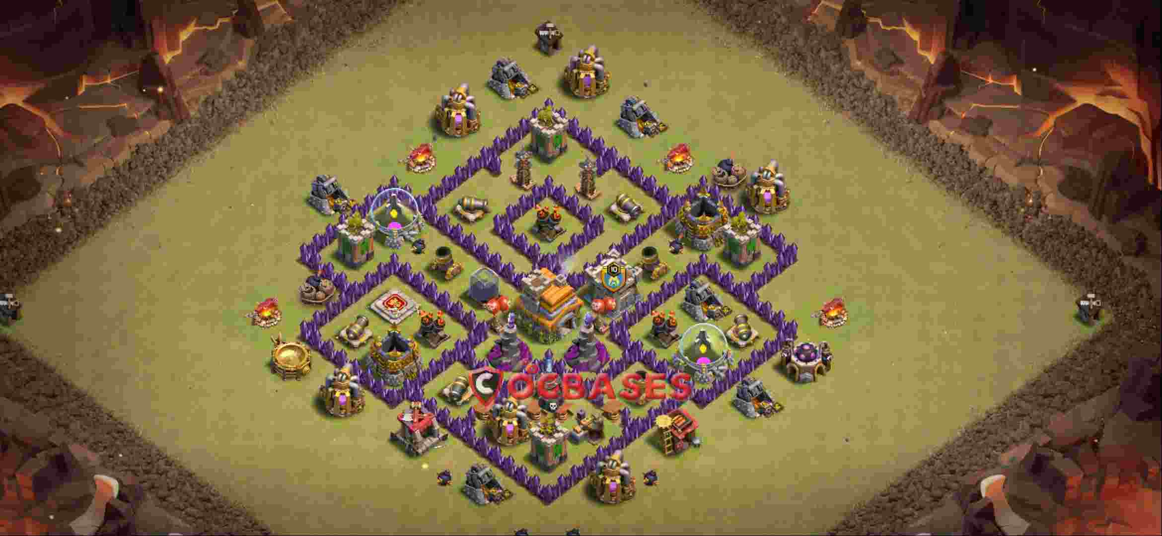 Town Hall 7 Base -war – Layout id: ga1sr base layout
