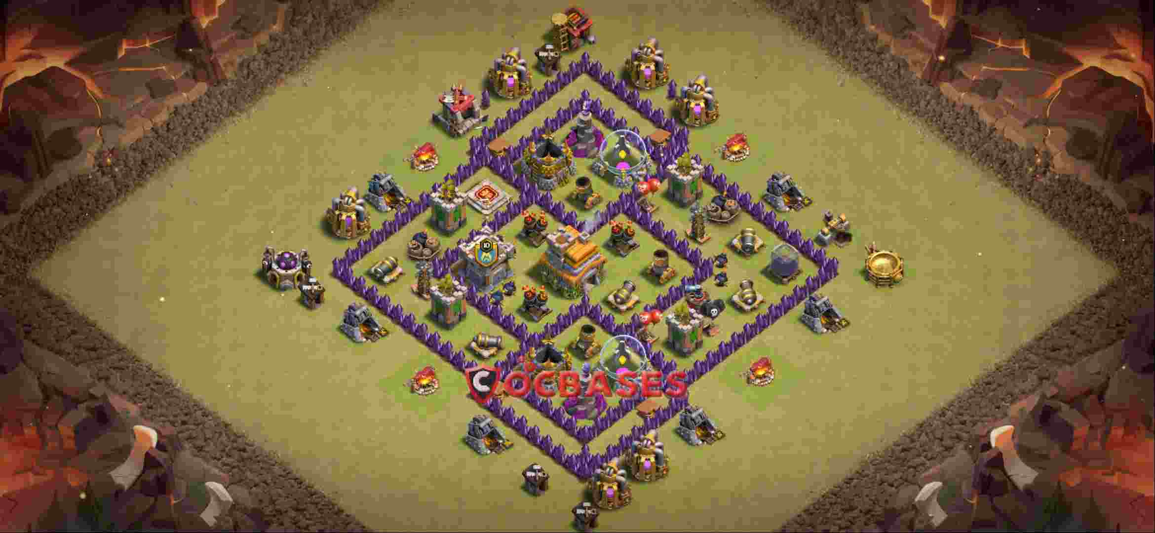 Town Hall 7 Base -war – Layout id: qirmu base layout
