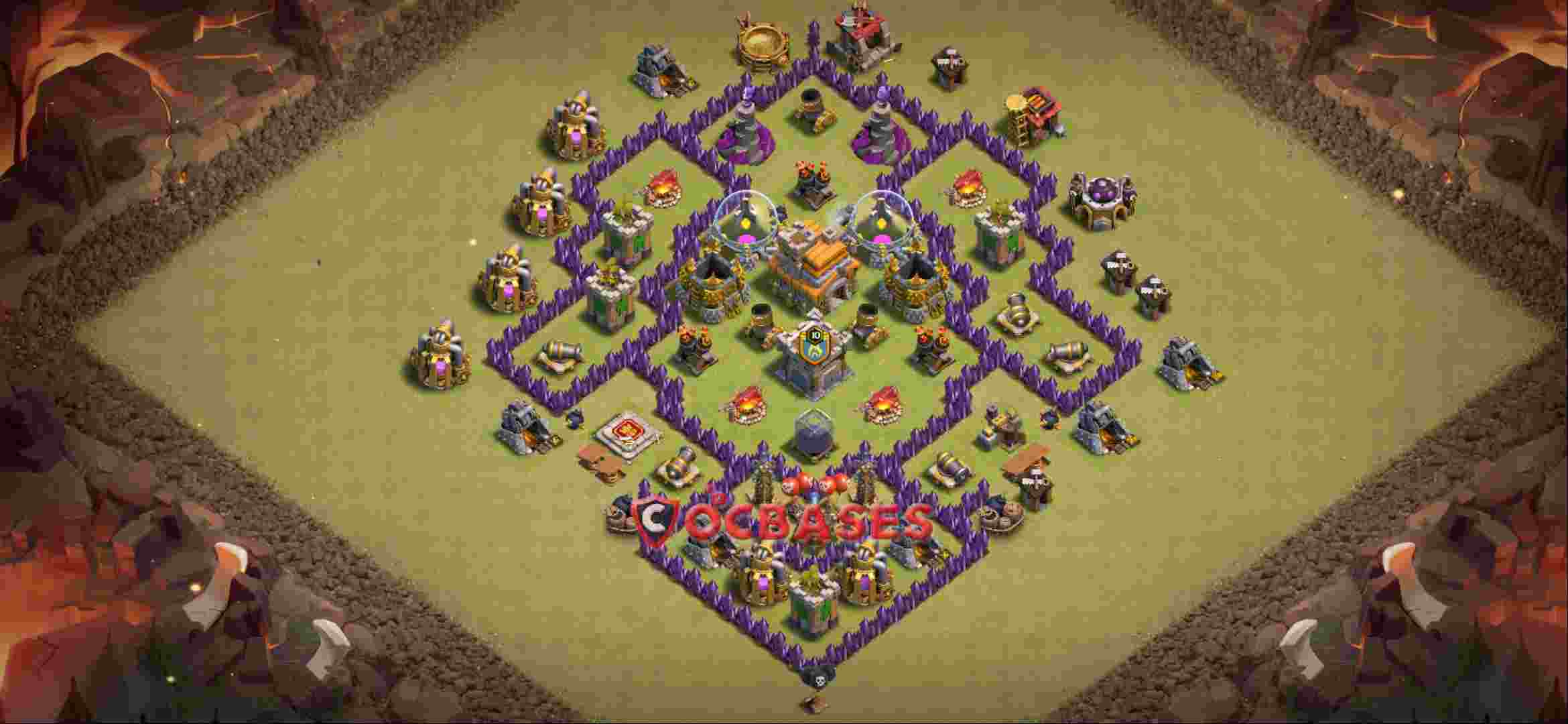 Town Hall 7 Base -war – Layout id: i7uam base layout