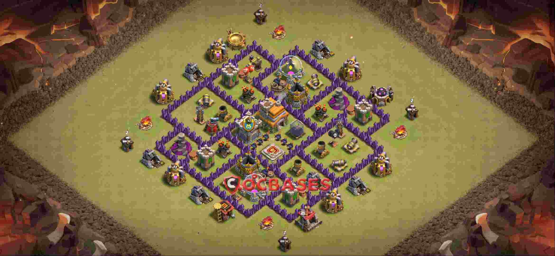 Town Hall 7 Base -war – Layout id: urvif base layout