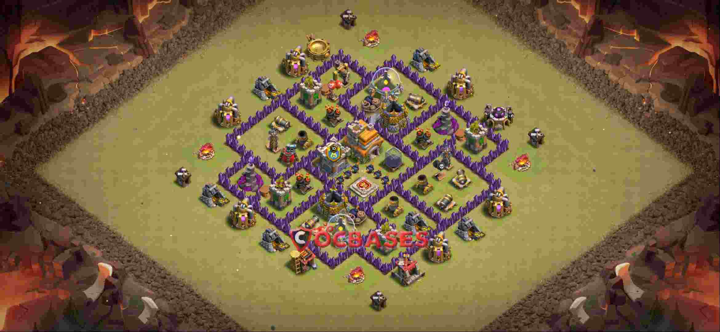 Town Hall 7 Base -war – Layout id: tgsgb base layout