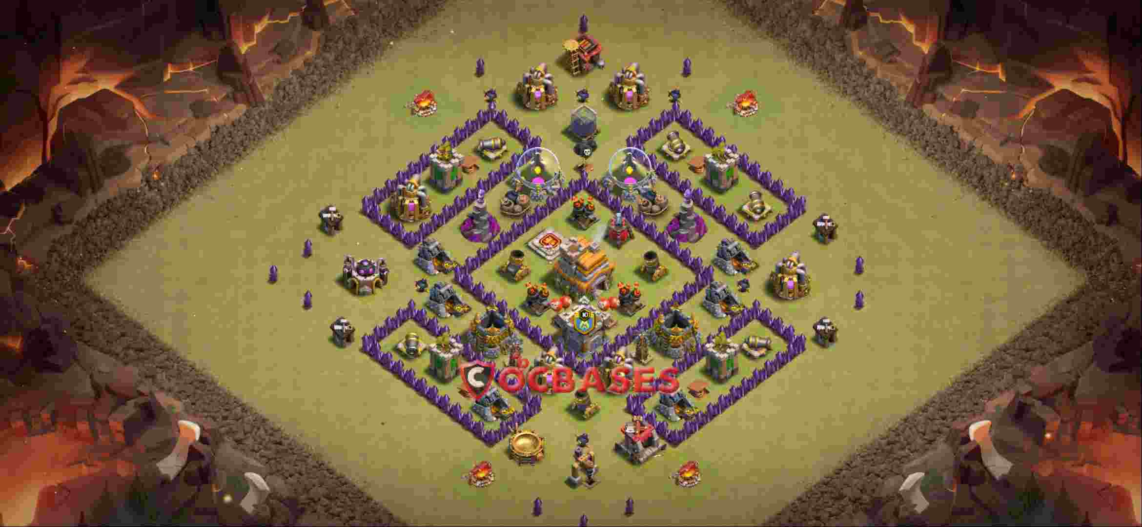 Town Hall 7 Base -war – Layout id: rhhmg base layout