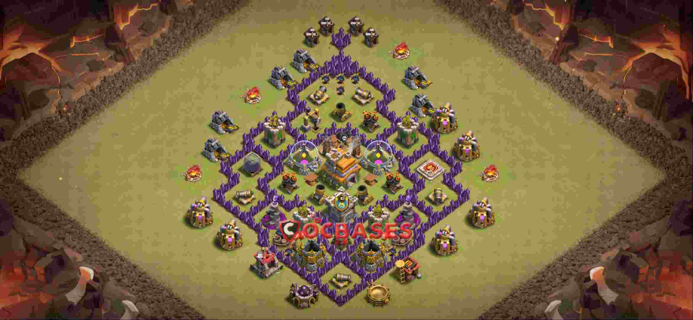 Town Hall 7 Base -war – Layout id: 4ysel base layout