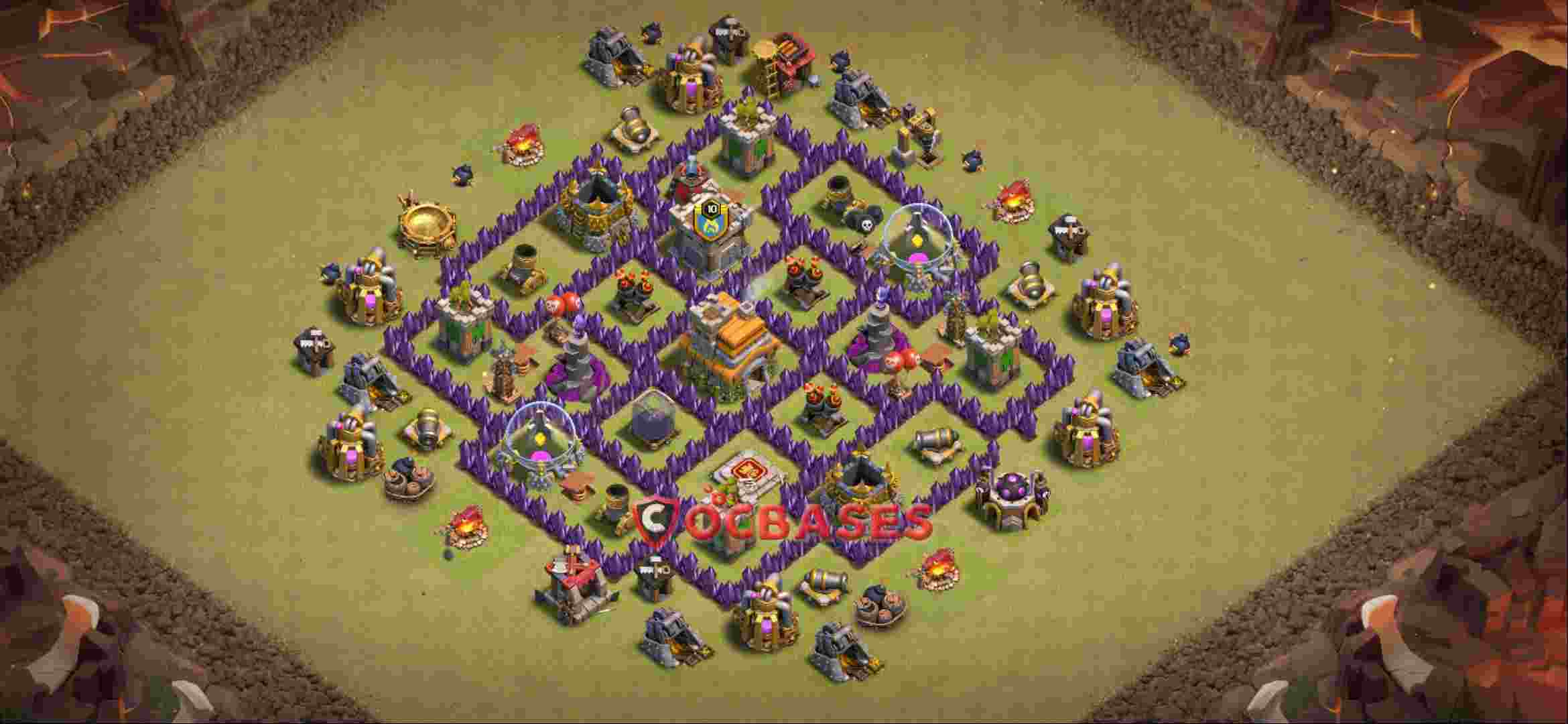 Town Hall 7 Base -war – Layout id: 6fopg base layout