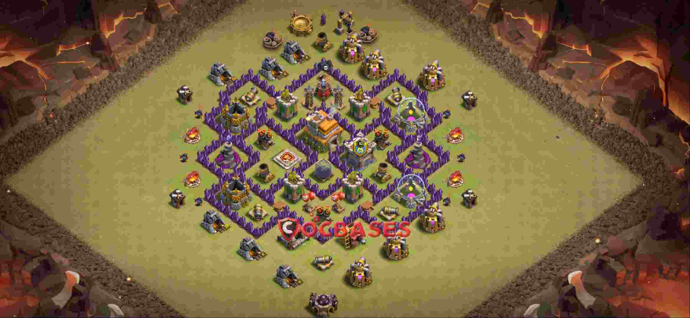 Town Hall 7 Base -war – Layout id: r3jt2 base layout