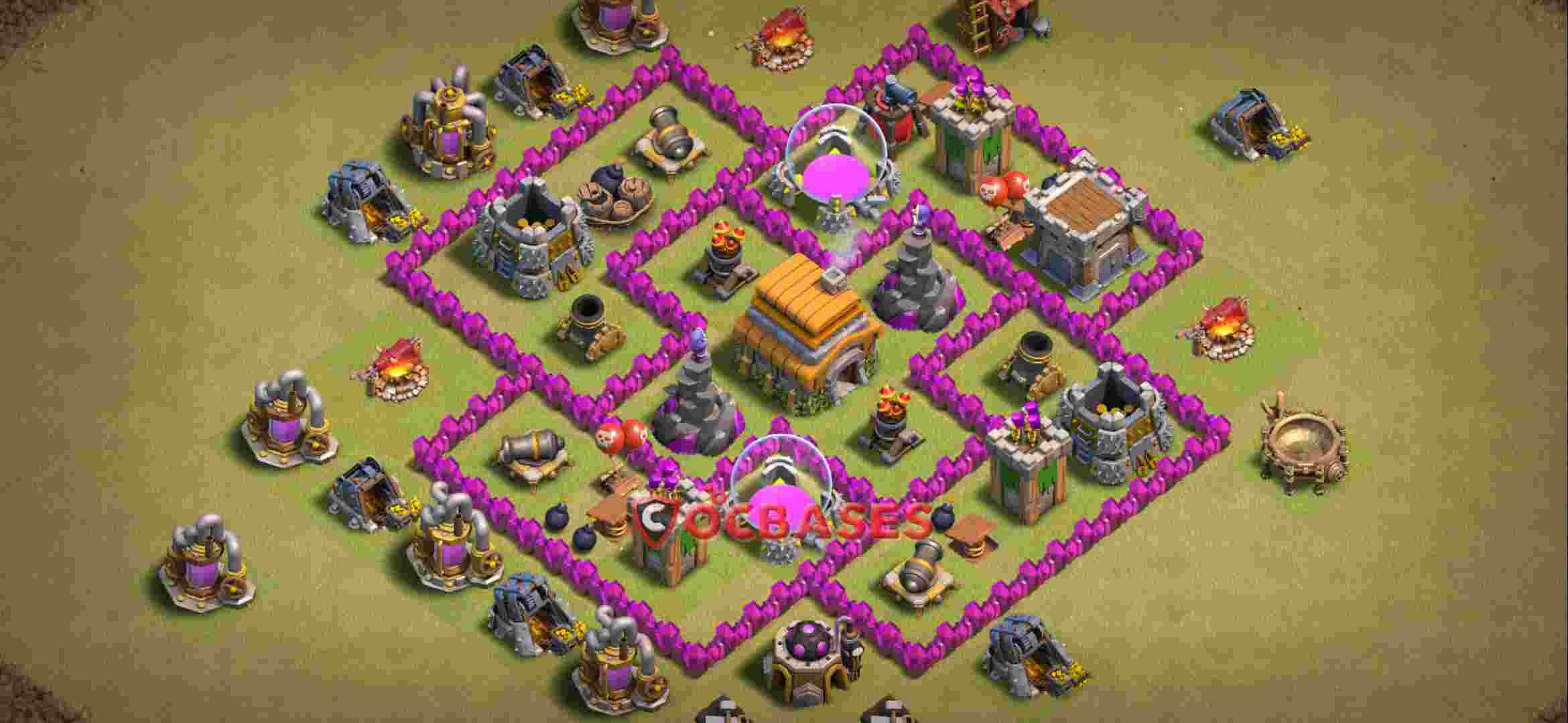 Town Hall 6 Base – Layout id: ktvpi base layout